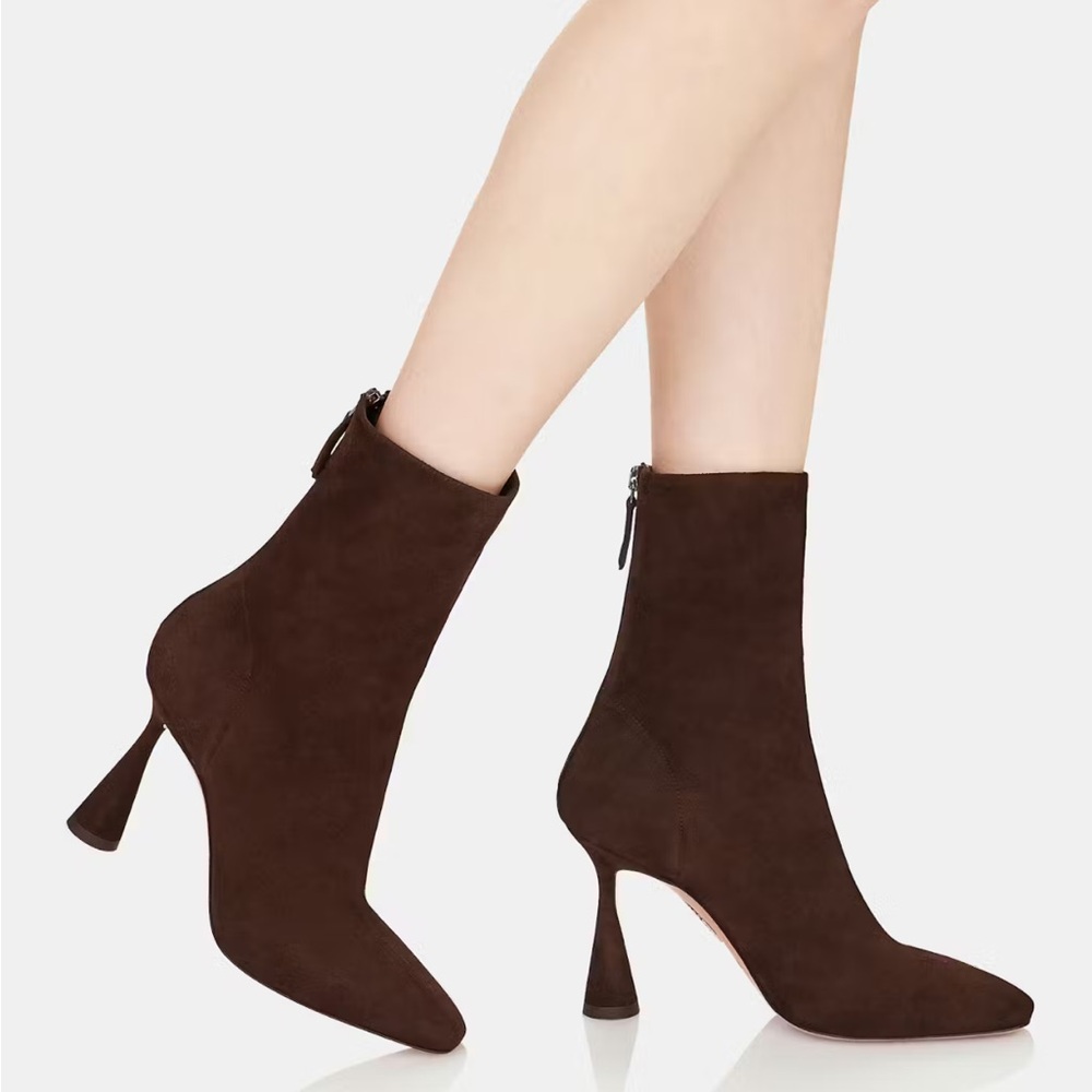 Aquazzura Dark Brown Heeled Boots